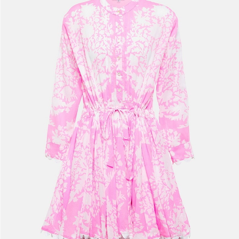 Juliet Dunn Vibrant Pink Patterned Dress